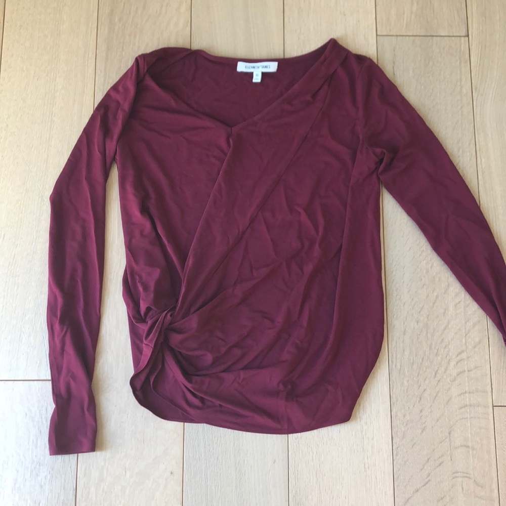 Elizabeth and James drape top